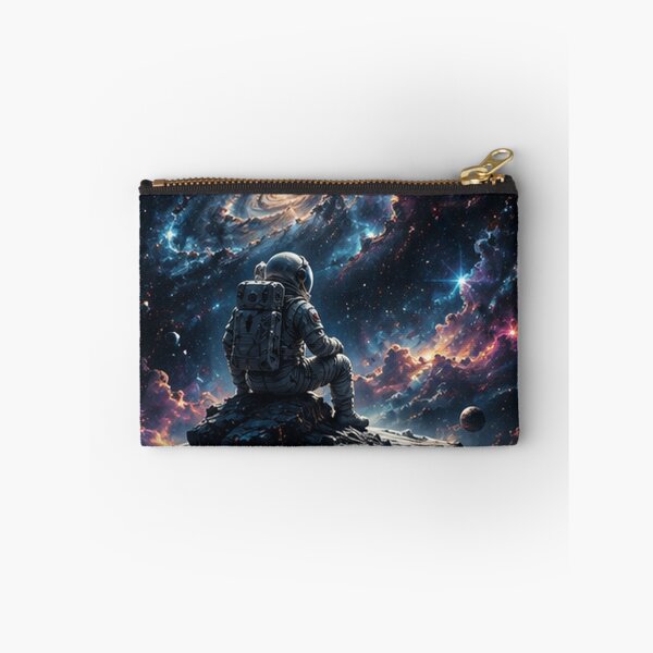 Item preview, Astronaut Sitting in Galactic Void designed and sold by HollowOakPrints.