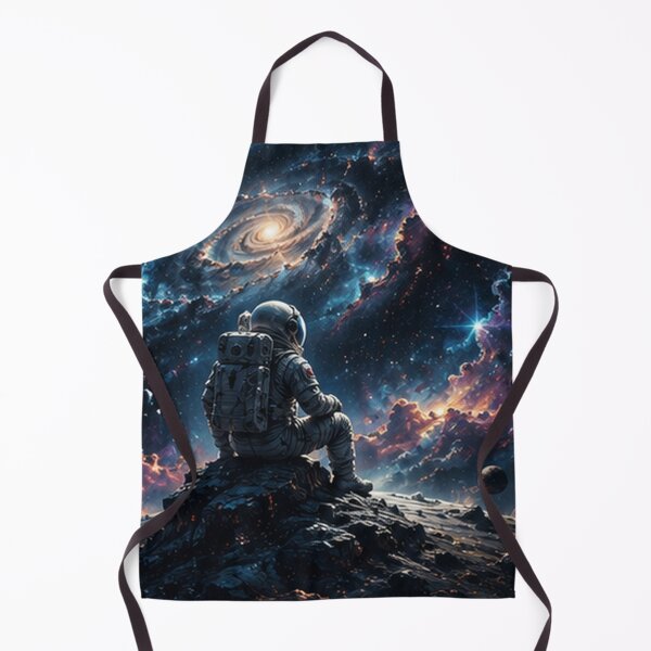 Item preview, Astronaut Sitting in Galactic Void designed and sold by HollowOakPrints.