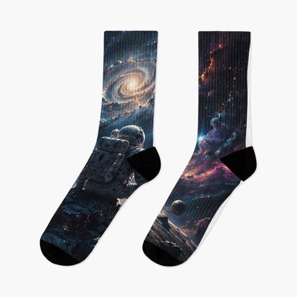 Item preview, Astronaut Sitting in Galactic Void designed and sold by HollowOakPrints.