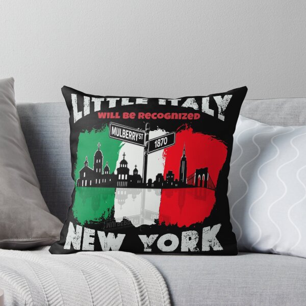 Item preview, Little Italy Will Be Recognized - Mulberry St 1870 NYC Italian American Pride designed and sold by Youngkev-arts.