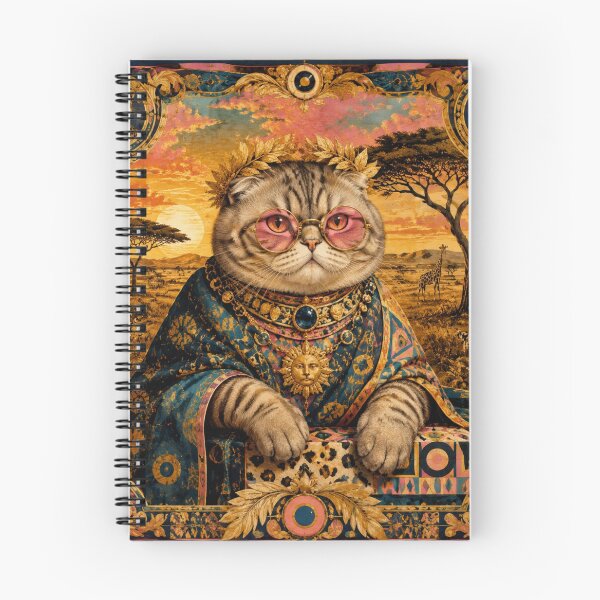Item preview, The King Cat of the Savannah - Royal and Ornamental Portrait designed and sold by Natalia-Vlad.