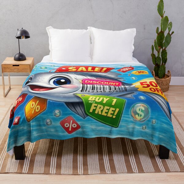Item preview, Salefish Splash • Funny Discount Design designed and sold by MysticOzzy.