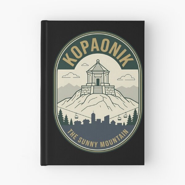 Item preview, Kopaonik Serbia Vintage Travel Emblem Sunny Mountain designed and sold by k3rstman1.