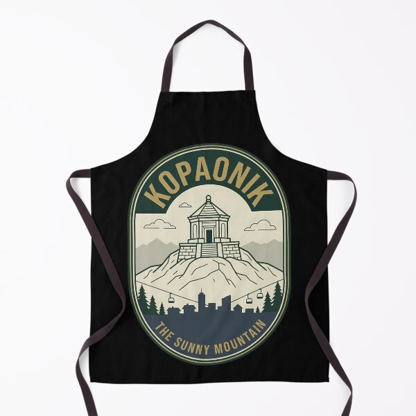 Item preview, Kopaonik Serbia Vintage Travel Emblem Sunny Mountain designed and sold by k3rstman1.