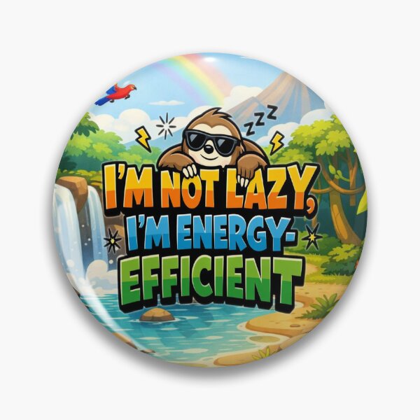 Item preview, I’m Not Lazy, I’m Energy‑Efficient designed and sold by MysticOzzy.