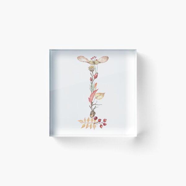 Item preview, Autumn Letter I Monogram designed and sold by Flowersforbear.