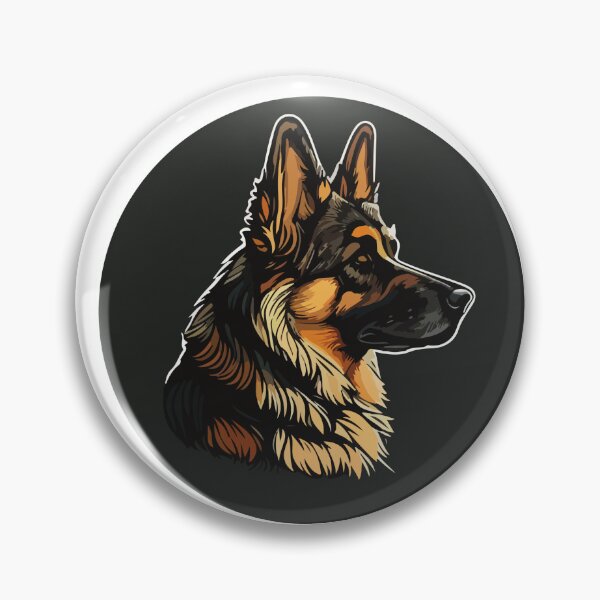 Item preview, German Shepherd Dog Vector Art Illustration designed and sold by HICHAMORO.