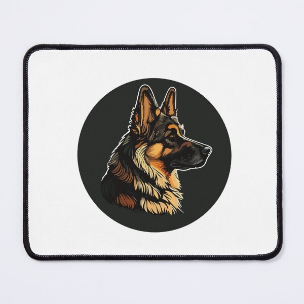 Item preview, German Shepherd Dog Vector Art Illustration designed and sold by HICHAMORO.