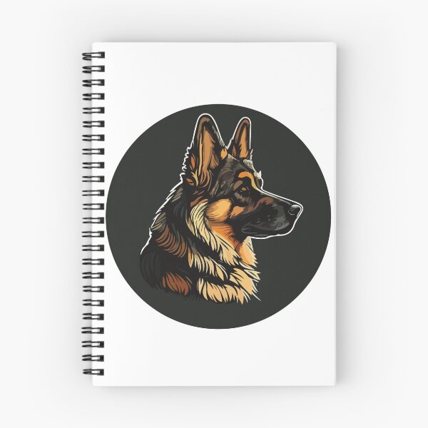 Item preview, German Shepherd Dog Vector Art Illustration designed and sold by HICHAMORO.