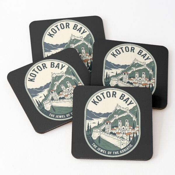 Item preview, Kotor Bay Montenegro Vintage Travel Emblem designed and sold by k3rstman1.