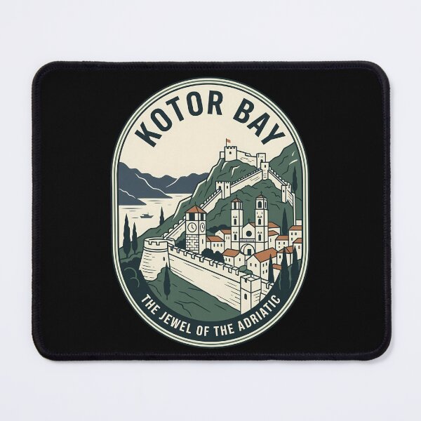 Item preview, Kotor Bay Montenegro Vintage Travel Emblem designed and sold by k3rstman1.