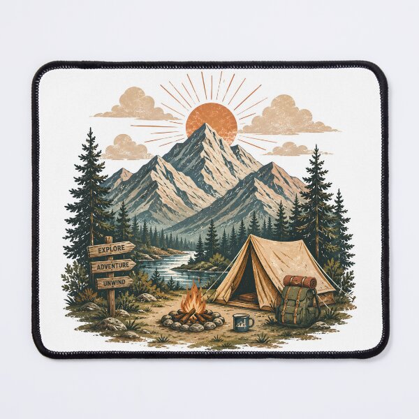 Item preview, Mountain camping designed and sold by trendspatterns.
