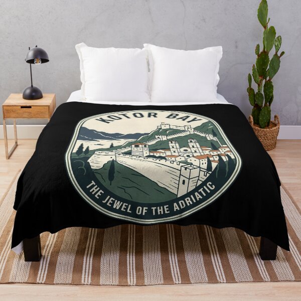 Item preview, Kotor Bay Montenegro Vintage Travel Emblem designed and sold by k3rstman1.