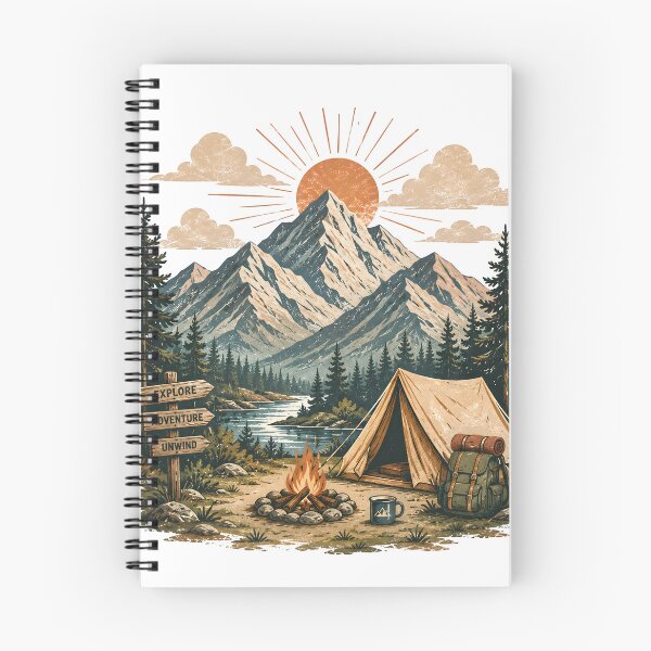 Item preview, Mountain camping  designed and sold by trendspatterns.