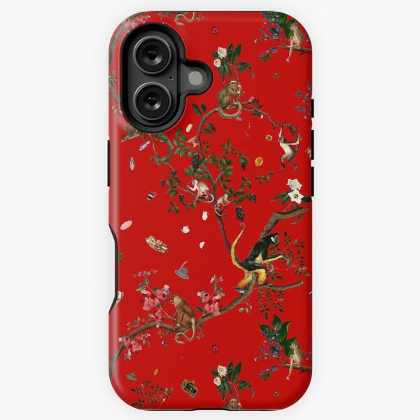 Monkey World Red iPhone Tough Case