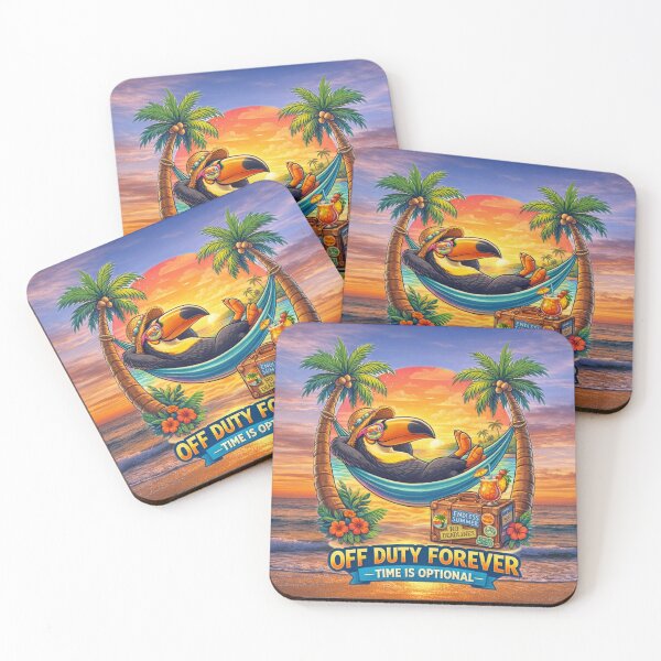 Item preview, Off Duty Forever – Tropical Toucan Paradise designed and sold by MysticOzzy.