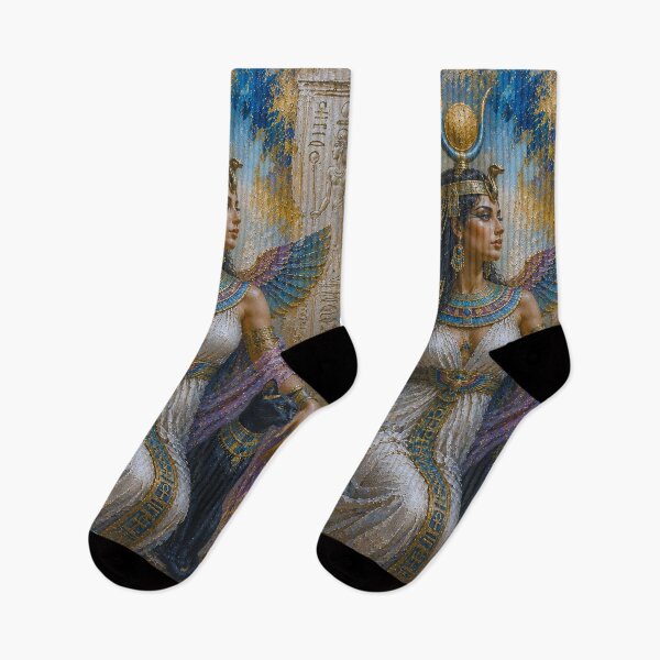 Item preview, Egyptian Goddess Isis painting. designed and sold by GalleryKauffeld.