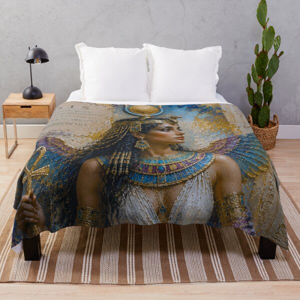 Item preview, Egyptian Goddess Isis painting. designed and sold by GalleryKauffeld.