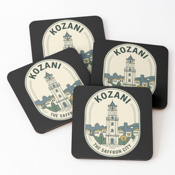Item preview, Kozani Greece Vintage Travel Emblem Saffron City designed and sold by k3rstman1.