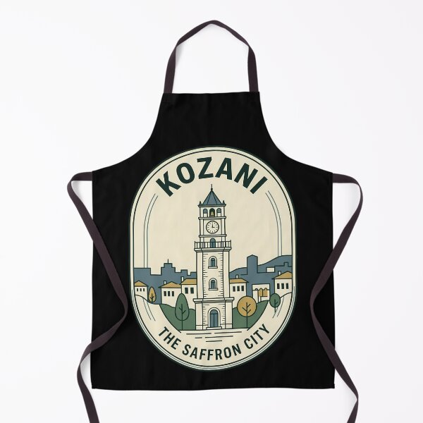 Item preview, Kozani Greece Vintage Travel Emblem Saffron City designed and sold by k3rstman1.
