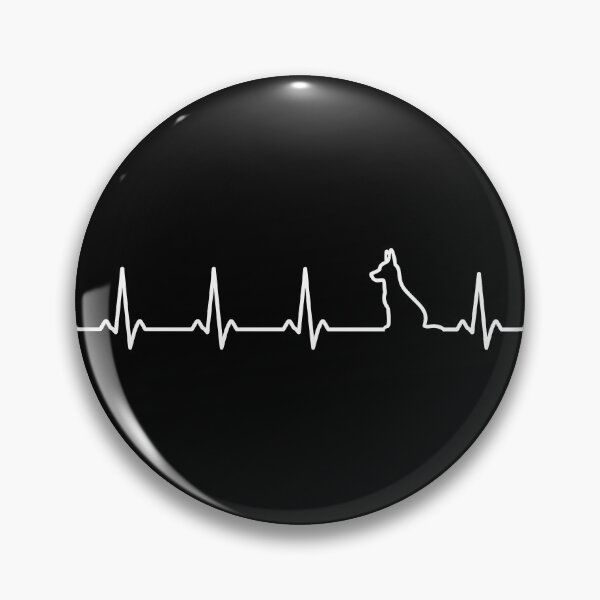 Item preview, Heartbeat Dog White designed and sold by BarkhausStudio.