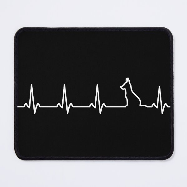 Item preview, Heartbeat Dog White designed and sold by BarkhausStudio.