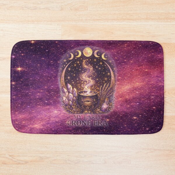 Item preview, My Early Crone Era – Cosmic Witchcraft Cauldron Design designed and sold by MysticOzzy.