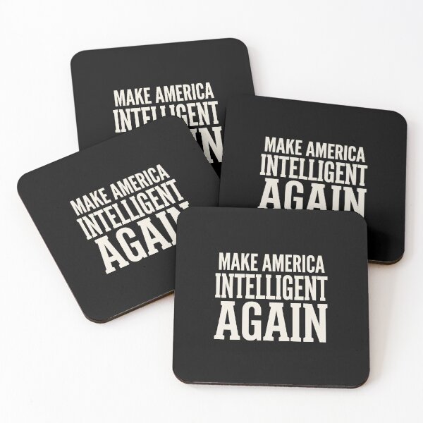 Item preview, Make America Intelligent Again Political Statement American Education designed and sold by SofenArt.