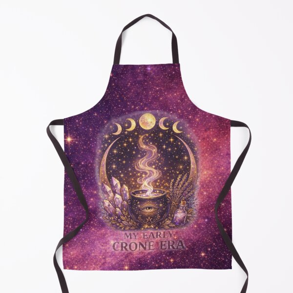 Item preview, My Early Crone Era – Cosmic Witchcraft Cauldron Design designed and sold by MysticOzzy.
