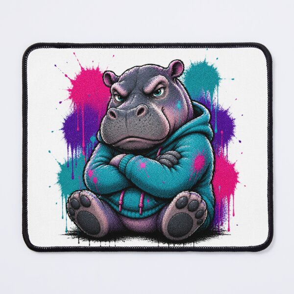 Item preview, Hipopótamo Grafiti designed and sold by Thor-stone.