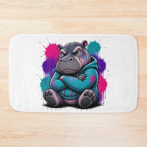 Item preview, Graffiti Hippo designed and sold by Thor-stone.