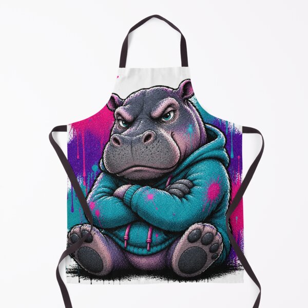 Item preview, Graffiti Hippo designed and sold by Thor-stone.