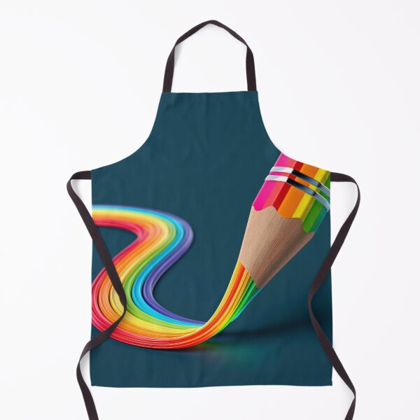 Item preview, Colorful Rainbow Pencil – Creative Artistic Drawing Illustration designed and sold by WordPlayStudio.