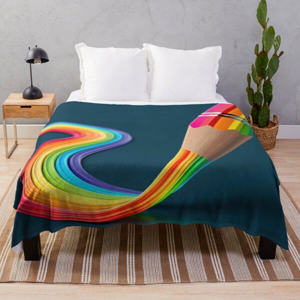 Item preview, Colorful Rainbow Pencil – Creative Artistic Drawing Illustration designed and sold by WordPlayStudio.