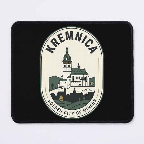 Item preview, Kremnica Slovakia Vintage Travel Emblem Golden City designed and sold by k3rstman1.