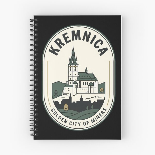 Item preview, Kremnica Slovakia Vintage Travel Emblem Golden City designed and sold by k3rstman1.