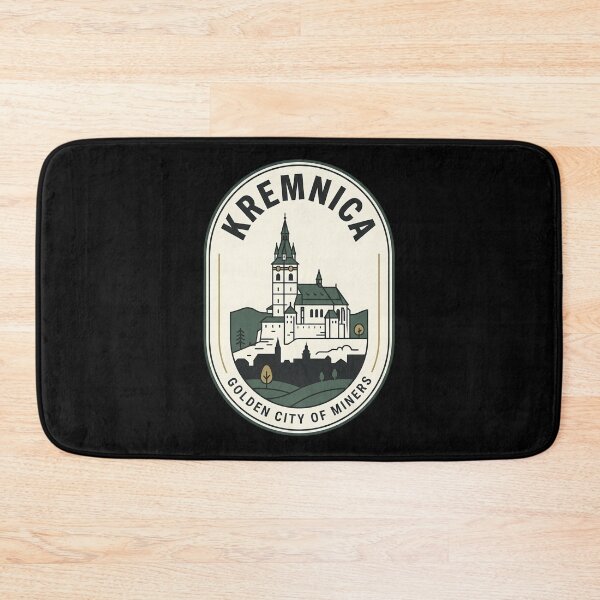 Item preview, Kremnica Slovakia Vintage Travel Emblem Golden City designed and sold by k3rstman1.