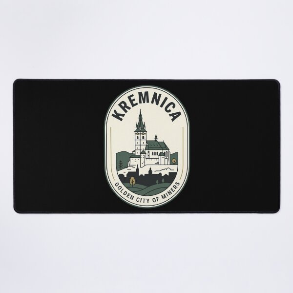 Item preview, Kremnica Slovakia Vintage Travel Emblem Golden City designed and sold by k3rstman1.