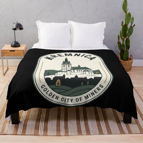 Item preview, Kremnica Slovakia Vintage Travel Emblem Golden City designed and sold by k3rstman1.