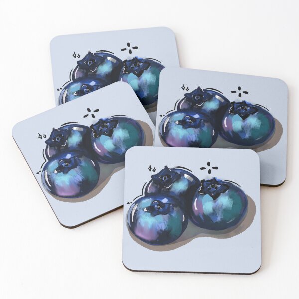 Item preview, Cute Fresh Blueberry Watercolor Illustration designed and sold by Vanta5hade.