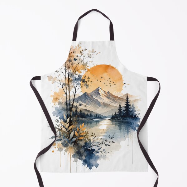 Item preview, Dreamscape Mountains designed and sold by trendspatterns.