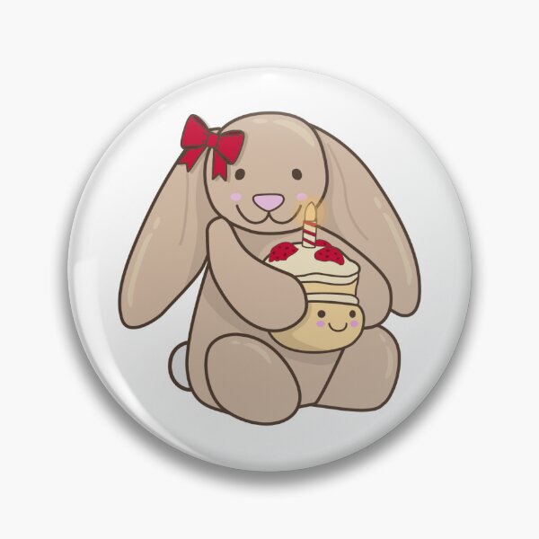 Item preview, Jellycat Bunny Strawberry Cake designed and sold by LivLuvGraphics.