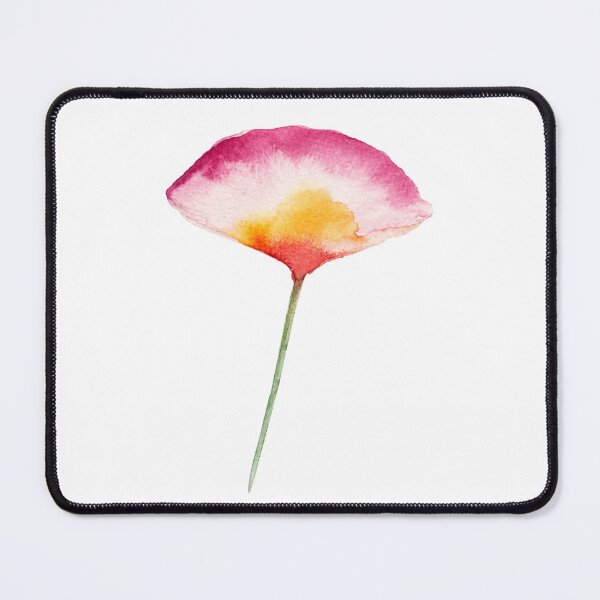 Item preview, Watercolor Pink Poppy Flower Painting designed and sold by Mvicen.