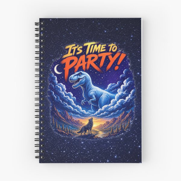 Item preview, It’s Time to Party! – Cosmic Dino Celebration designed and sold by MysticOzzy.