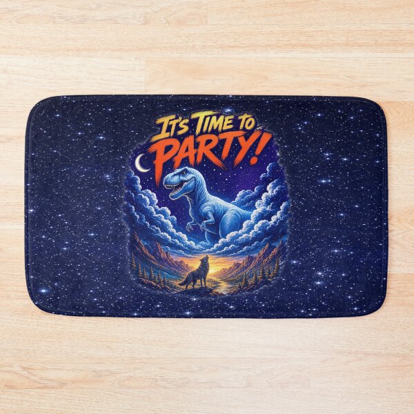 Item preview, It’s Time to Party! – Cosmic Dino Celebration designed and sold by MysticOzzy.