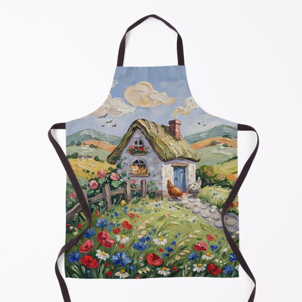 Item preview, Life in the village,oil paint. designed and sold by elegantpaterns.