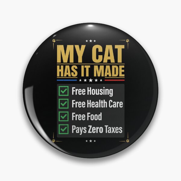 Item preview, My Cat Has It Made Cat Owner Pet Lover Humorous Feline designed and sold by SofenArt.