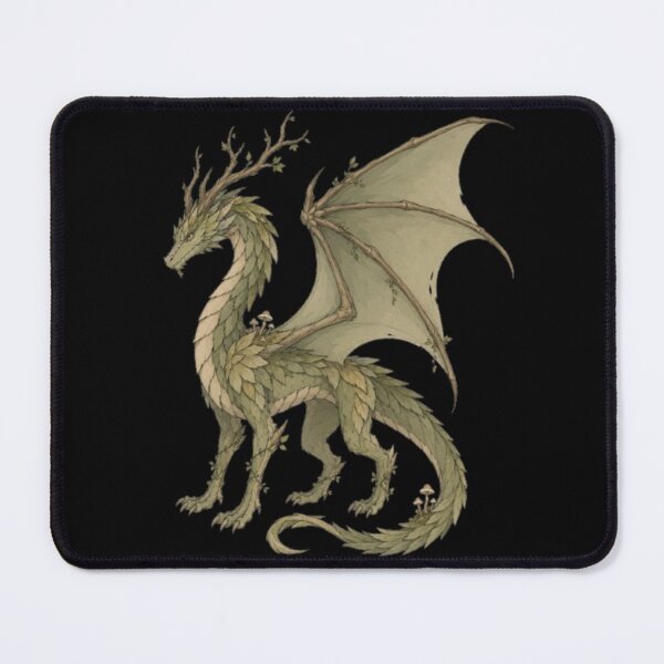 Item preview, Forest Guardian Dragon | Woodland Nature Dragon | Cottagecore Fantasy Art designed and sold by Moonwoven Studio.