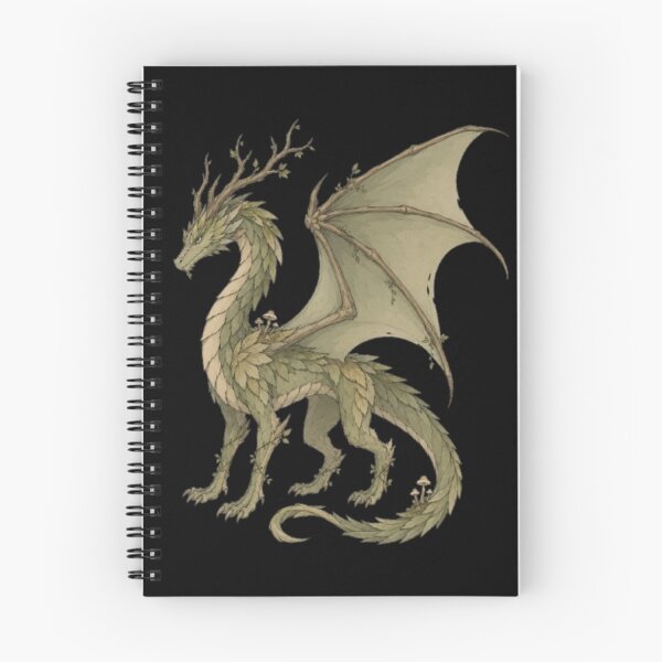 Item preview, Forest Guardian Dragon | Woodland Nature Dragon | Cottagecore Fantasy Art designed and sold by Moonwoven Studio.