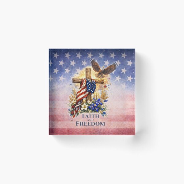 Item preview, Faith and Freedom – American Spirit designed and sold by MysticOzzy.
